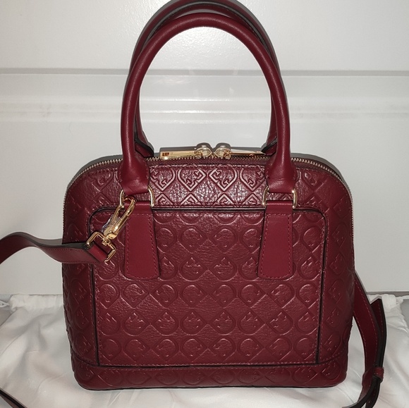 FURLA Fantastica Dome Small Ribes Embossed Leather Bag - Picture 6 of 15